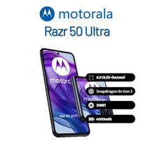 Motorola Moto Razr 50 Ultra išmanusis telefonas palaiko Nano-SIM+eSIM, Visiškai naujas 256GB mėlyna