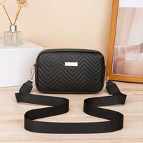 Minimalist Mini Fashiable Quilted Crossbody Bag Wallet, Trendy PU Shoulder Bag, WOMEN'S Casual Handbag and Mobile Phe Wallet juoda