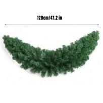 Festive Christmas Vine 90/120/150cm White Green Horns 1.2m Crescent Moon Pvc Green 120cm
