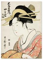 Poster Japanese paintings kimono 21x29,7 cm A4