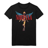 Nirvana TShirt Angelic In Utero Band Official Black New Unisex T-Shirt S įvairiaspalvis