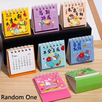 Cartoon Pony 2026 Desk Calendar Portable Desktop Decoration Schedule Planner Coil Mini Calendar Gifts