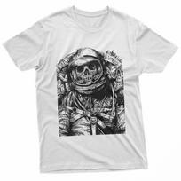Dead Astronaut Space Skull Dark Cosmic Gothic T-Shirt S įvairiaspalvis