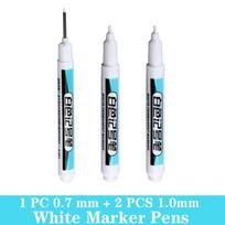 3/5 PCS White Permanent Paint Marker Set for Wood Rock Plastic Leather Glass Stone Metal Canvas Art Supplies Painting Supplies