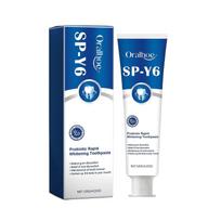 Probiotic whitening toothpaste freshens breath, removes tartar, whitens teeth