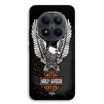 Telefono dėklas - MANIACASE - Xiaomi Redmi Note 15 Pro 5G - Silikonas TPU - Juodas - Harley Davidson Erelio raštas juoda