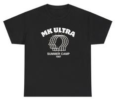 MK Ultra Summer Camp 1987 Unisex T-Shirt Funny Political CIA Conspiracy Humor Silly Tee S