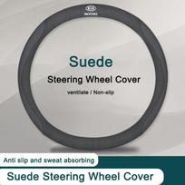 Ultra-Soft Car Microfiber Suede Leather Steering Wheel Cover Anti-Slip For Kia Sportage Ceed Sorento Optima Picanto Rio Soul K5
