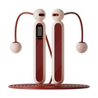 Adjustable Jump Rope with Calorie Counter Portable Skipping Ropes  Adult rožinė