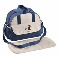 Bear Pattern Mommy Crossbody Bag Creative Portable Diaper Bag Cartoon Mommy Bag  Daily Use tamsiai mėlyna spalva
