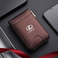 Leather Car Driver's License Wallet Credit Card Purse Gift Wallets For Lexus CT200h ES250 ES300h NX300h RX350 IS250 IS200 GS300 kava
