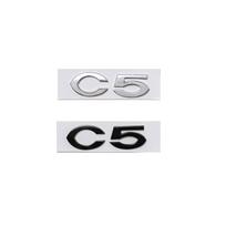 C2 C4 C5 markės logotipas automobilio lipdukai Citroen C2 C4 C5 galinei bagažinei 3D trimačio asmenybės modifikavimo lipdukas perdarymo emblema gloss black
