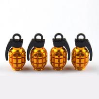 4Pcs/set Grenade Styling Universal Aluminum Alloy Car Truck Motorcycle Accessories Wheel Tyre Valve Stem Caps Bike Bicycle auksas