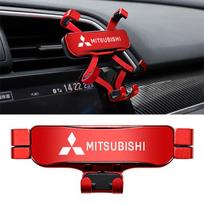 Zinc Alloy Car Styling Phone Holder Air Vent Mount Clip For Mitsubishi Lancer ASX Pajero Ex Galant Attrage Xpander Mirage Pajero
