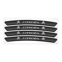 Aluminum Car Badges Wheels Rims Stickers Auto Decoration For Citroen Celysee C6 C3 C5 C1 C2 C4 Aircross Picasso Cactus Berlingo