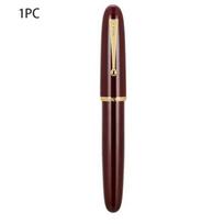 JINHAO 9019 Fountain Pen EF/F/M Nib, Ivory Big Size Resin Pen with Large Converter Stationery Office School Supplies Writing Pen (Wine Red,EF(Approx 0.38mm)) vyno raudonos spalvos