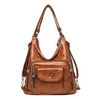 Vintage Women Shoulder Bag Fashi PU Leather Messenger Bag Designer Purse Large Capacity Handbag Travel Bag sac à main 32x13x32cm ruda