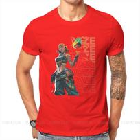 ZX VALORANT Game Raze Tshirt Harajuku Grunge Mens Streetwear Tops Large Cotton Crewneck T Shirt S