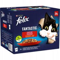 Felix Fantastic Mix Smaków W Galaretce Karma Dla Kota 24X85G