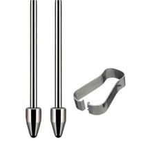 Replacable Pencil Nib for Samsung Galaxy Tab S7/S8/S9+ S23 Note20 Titanium Alloy Touch Stylus S Pen Tip Wear Resistant žalia