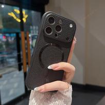 Official Leather Magnetic Phone Case For For Iphone 17 11 12 13 14 1 16 17 Pro Max Plus  Shockproof Protector Cover For iPhone 11ProMAX