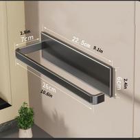 Kitchen paper holder, wall-mounted refrigerator magnetic paper towel holder, side cabinet for storing items, non-drilling fresh juoda