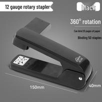 Rotatable Thickened Stapler for Office and Student Use: Staples Large and Center Seams
