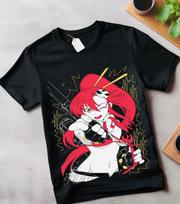 Yoko Tengen Toppa T-shirt Gurren Lagann Kamina Anime Girl Gifts Shirt All Size 3XL