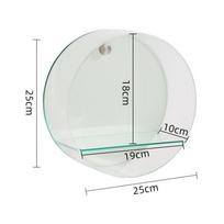 Acrylic Wall-Mounted Figurine Shelf Blind Box Doll Round Display Stand Circular Wall Shelf for Figurines and Decorations