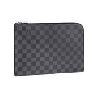 Louis Vuitton Patikrintas Odinis Delninukas Unisex Delninukas Pilkas N60113 Gift Set(Basic Set+Box+Shopping Bag)