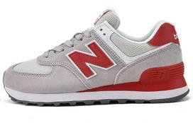 New Balance 574 Serija Pilka Raudona Moteriški WL574WNB 35