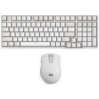 Lenovo K1P Silent Wireless Keyboard Mouse Combo mėnulio baltumo spalva