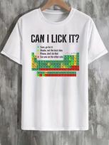Can I Lick It Shirts with The Periodic Table Fun Chemistry Shirts 3XL