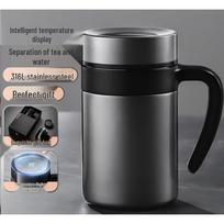 SUPOR 316L Stainless Steel Insulated Mug meteorito pilka spalva