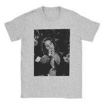 Casual The Smoke Lana Del Rey TShirt for Women Crewneck Cotton T Shirts Short Sleeve Tee Shirt Plus Size Clothes S