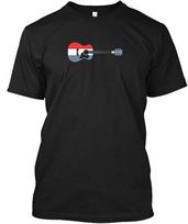Harmony Buck Owens American Guitar T-Shirt Made In the USA Size S To 5XL S įvairiaspalvis