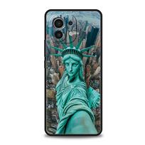 Case For Xiaomi Mi 15 14 13 12 11 Lite 14T 13T 12T 11T Pro Poco X7 X6 X5 X3 Pro F6 F5 F4 Cover NYC New York City seaside scenery For Mi 11 Lite
