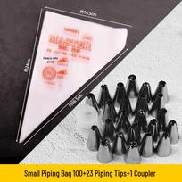 Disposable Piping Bag & Nozzle Baking Set