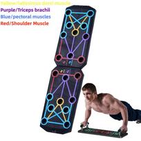 1 Set Multifunctional Thicken Push Up Board Fitness Muscle Home Gym Push Up 20 Holes Push Up Stand 1
