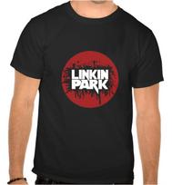 26 Linkin Park Rock Music Logo Black T-Shirt -1177- Unisex T-Shirt S įvairiaspalvis