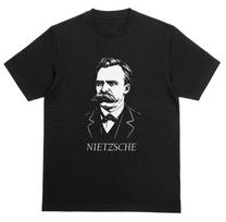 FRIEDRICH NIETZSCHE T-Shirt | Western Philosophey Tee | German Intellectual Top S įvairiaspalvis