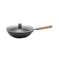 Robam 32cm Cast Iron Round Bottom Stir-fry Wok