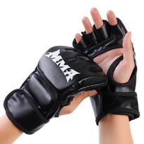 Half Fingers MMA Fighting Gloves Boxing Glove Comfortable Easy To Use Durable & Sturdy Breathability