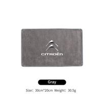 Car Logo Wash Clean Towel Microfiber Cleaning Drying Cloth For Citroen C4 C3 C5 C1 C2 Berlingo Celysee Cactus Picasso Saxo Grand