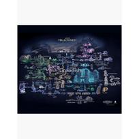 Hollow Knight Tapestry Map 8k 75x100 juoda