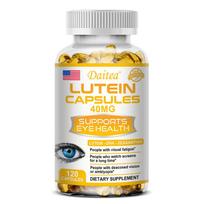 Lutein Dietary Supplement, With Zeaxanthin, Bilberry Extract, L-Taurine, 120 Softgels 120 Capsules