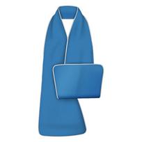 Soft Adult Bib Waterproof Clothing Protectors for Elderly Elderly Eating Bib  Nursing Home Use šviesiai mėlyna spalva