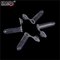 100Pcs Micro Centrifuge Tube Test Tubing Vial Clear Plastic Vials Container Snap Cap For Laboratory Sample Specimen Supplies 2ML China Mainland