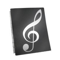 Contiguous Page Design Multi-layer Music Score Folder Detachable Writable Piano Music Score Folder 40 Pockets Flexible