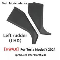 Anti Kick Pad for Tesla Model Y 2021-2023 Front Door Rest Pedal Side Guards Protector Sticker Protection Cover Modely HW4.0 2024
